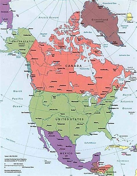 North American Mountain Ranges Map