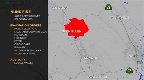 Maps A Look At The Fires Burning In The North Bay