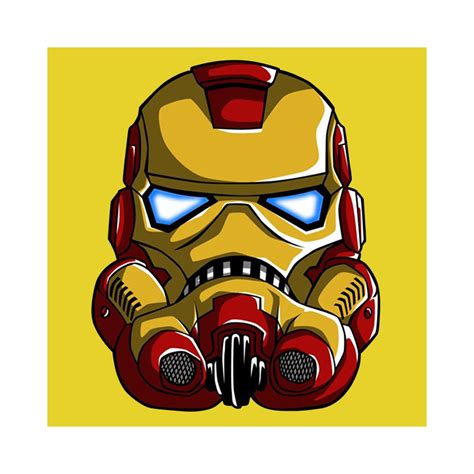 Shirt Iron Man Stormtrooper Jaunemixtes De 0 à 99 Ans