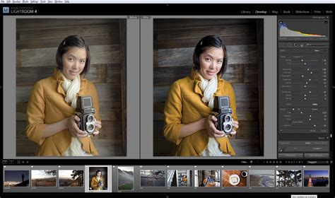 Just with a photo editing application, you will see a specific difference from the original version of the photo. Adobe Photoshop Lightroom 5.3 Free Download