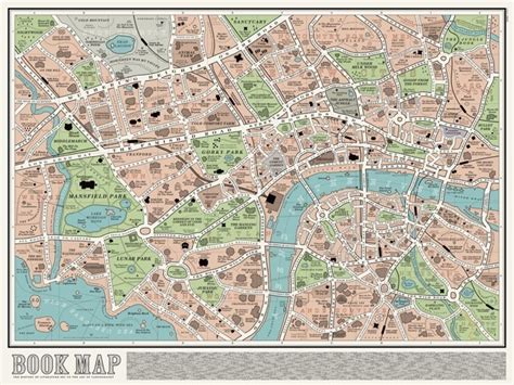 A Beautiful Book Map Based On London Londonist