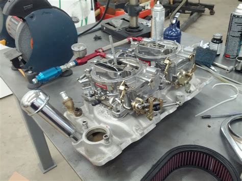 Fs Edelbrock Dual Quad Carb Setup For Sbc Corvetteforum Chevrolet