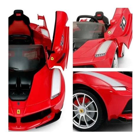 Carro Eléctrico Montable Pniños Rastar Ferrari De Lujo Msi Meses Sin