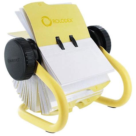 Rolodex Open Rotary 200 Sleeve Business Card File Free Shipping On