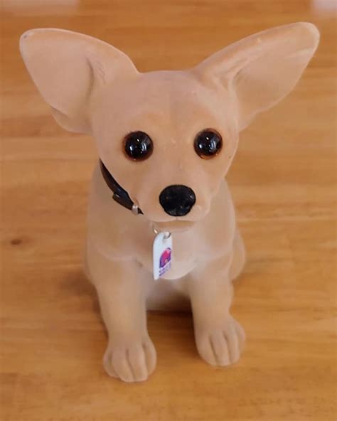 Vintage 1998 Yo Quiero Taco Bell Chihuahua Dog Bobble Head W Tag By