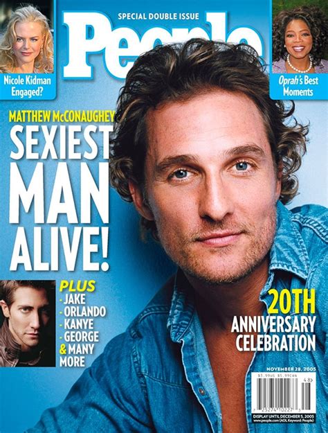 Matthew Mcconaughey 2005 From Peoples Sexiest Man Alive Through The
