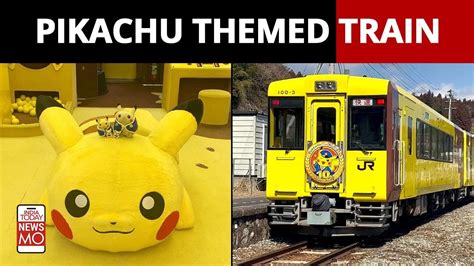 Pikachu Themed Train Newsmo Youtube