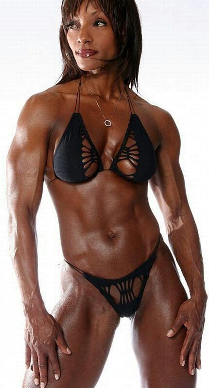 Avis Ware Black Female Bodybuilders Female Muscles Girl Gym Workouts