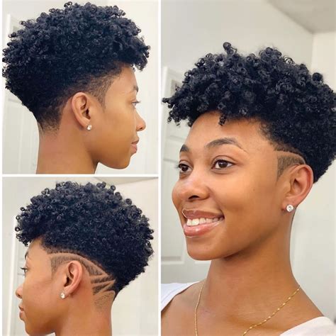 Short Taper Haircut Short Natural Haircuts Natural Hair Short Cuts Tapered Natural Hair Cute