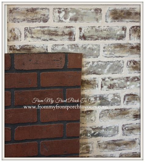 From My Front Porch To Yours Sneak Peek At Faux Brick