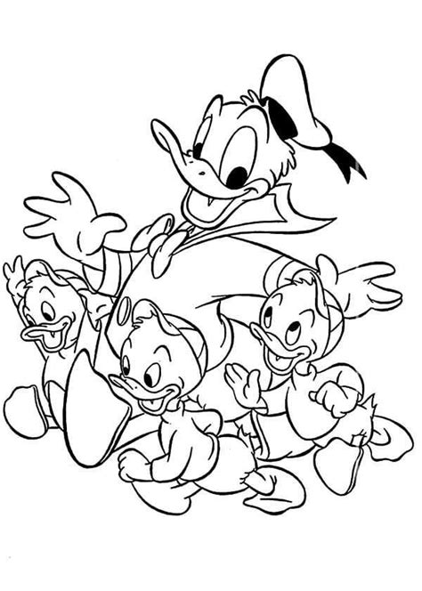 Printable Ducktales Coloring Pages Pdf