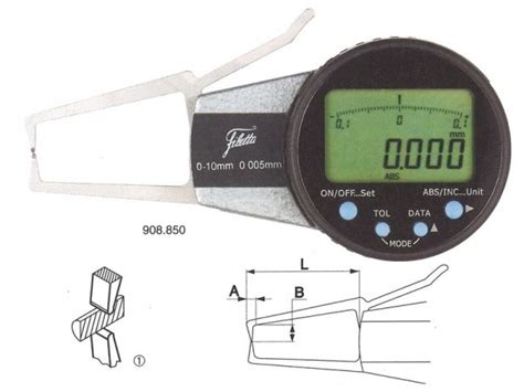 Digital External Measuring Instrument 20 40r 075 Mm