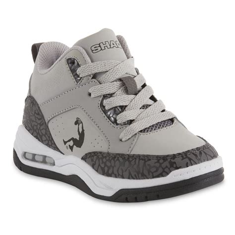 Shaq Boys Cross Up High Top Sneaker Gray