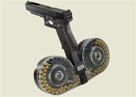 Starshooter Glock Magazin Glock Trommelmagazin 9mm 100 Schuss Für