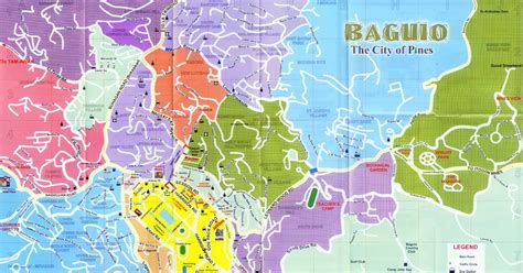 map of baguio city tourist spots