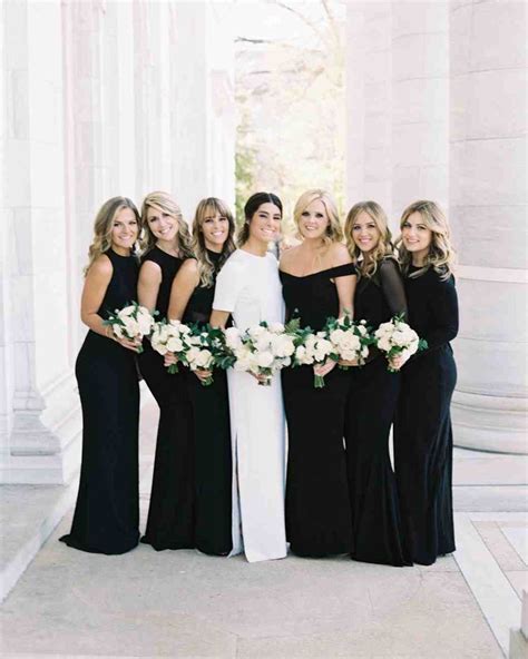 12 Bridesmaids Dresses Perfect For A Black Tie Wedding In 2020 Black Bridesmaid Dresses