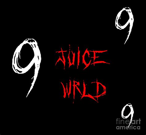 Red Juice Wrld Name Digital Art By Leonvalserd