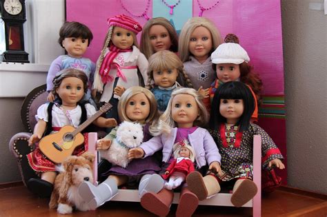 american girl doll play meet our doll families