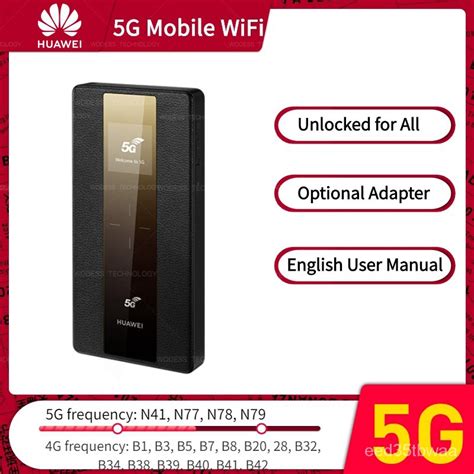 Huawei 5g Mifi Pro E6878 370 Huawei 5g Router Mobile Wifi Hotspot