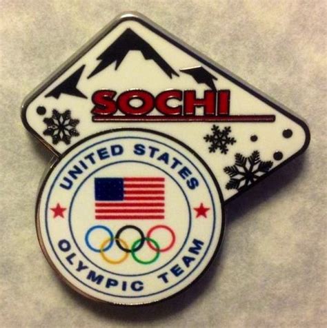 Sochi Winter Olympics 2014 Team Usa Pin