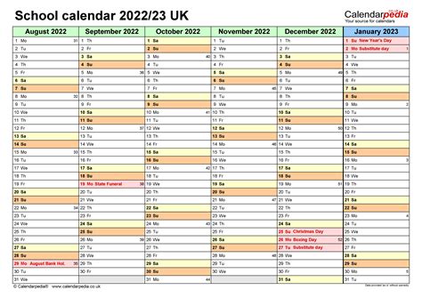 Calendar 2022 And 2023