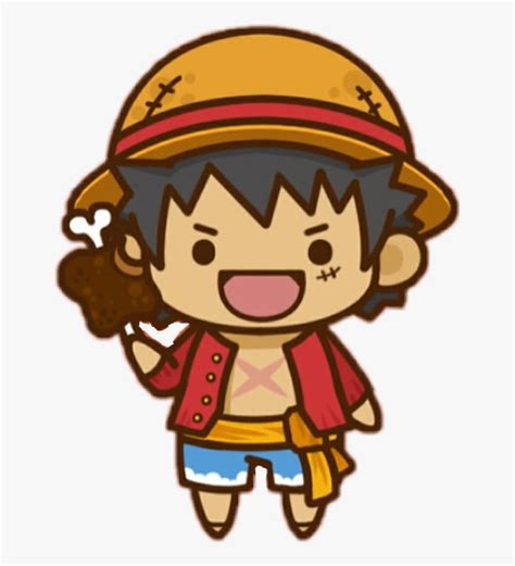 Luffy 2013 Chibi By Kanokawa Luffy 원피스 Chibi Transparent Png On