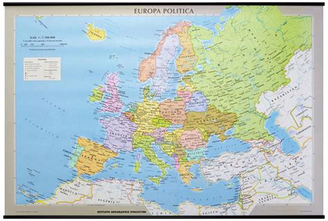Nella mappa sottostante potete vedere i confini delle nazioni d'europa, sono anche indicate le capitali e le metropoli più importanti. Carta Politica Europa | Carta