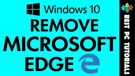 There are three main ways to clear cache in a windows 10 computer: Windows 10- Remove/Uninstall Microsoft Edge Browser - YouTube