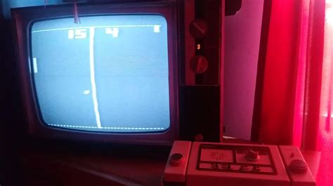 1971 Zenith 19 Bandw Tv With 1976 Radio Shack Pong Console Youtube
