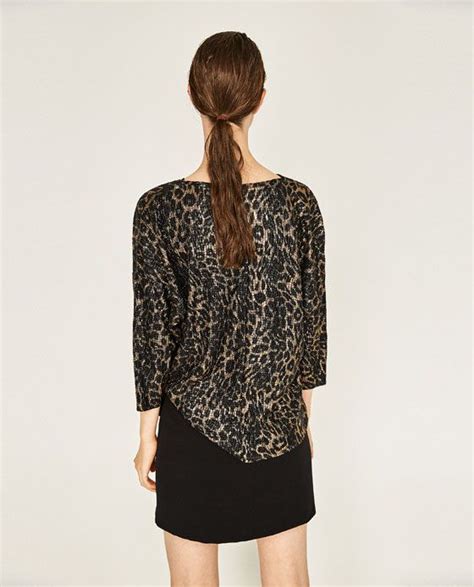 Image Of Leopard T Shirt From Zara