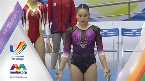 Nadine Joy And Kaitlyn Miss Out On Womens Vault Medals Artistic Gymnastics Sea Games 2021