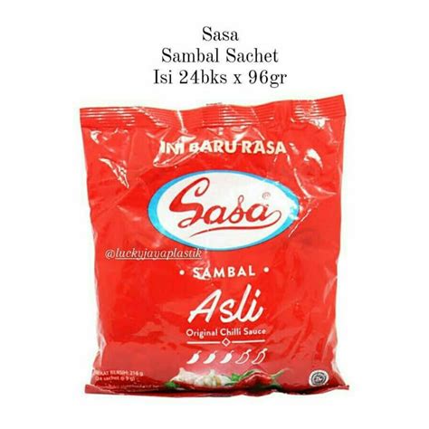Jual Sambal Asli Sasa Sachet 24pcs X 96gr Shopee Indonesia