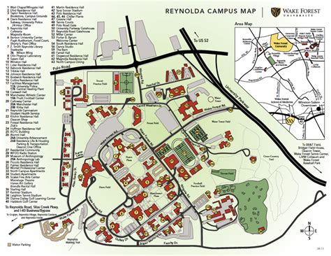 Wingate University Campus Map Map Vector