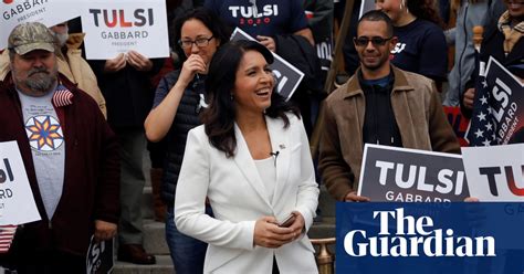‘im A Weird One Tulsi Gabbard Draws Unusual Mix Of Fans On The Road