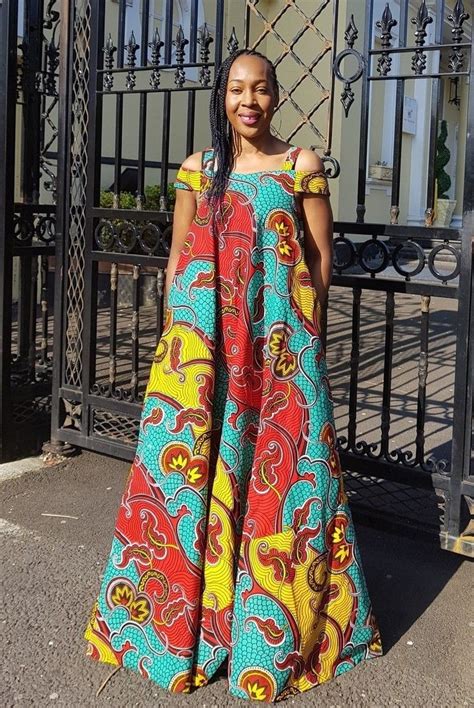 new in african print ankara multicoloured maxi dress long dresses casual dresses multicolour