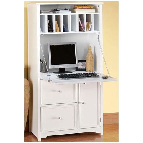 Fast and efficient in home delivery. Home Decorators Collection Oxford White Secretary Desk ...