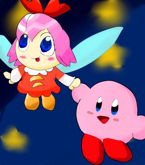 Kirby And Ribbon By Kirby Popstar On Deviantart