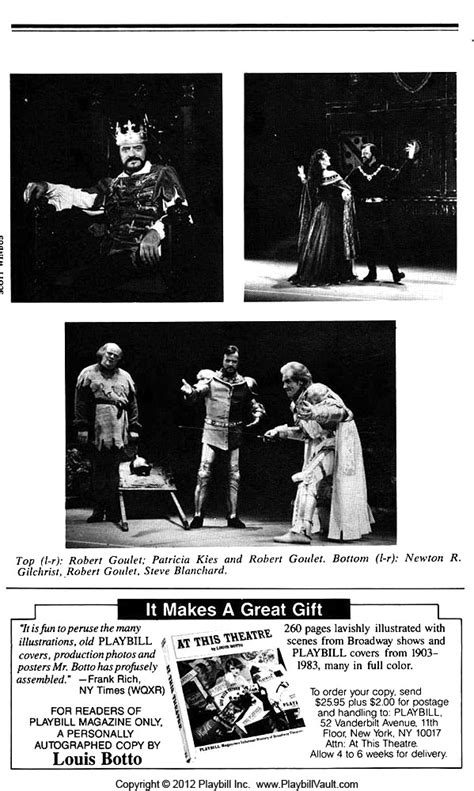Camelot Broadway Gershwin Theatre 1993 Playbill