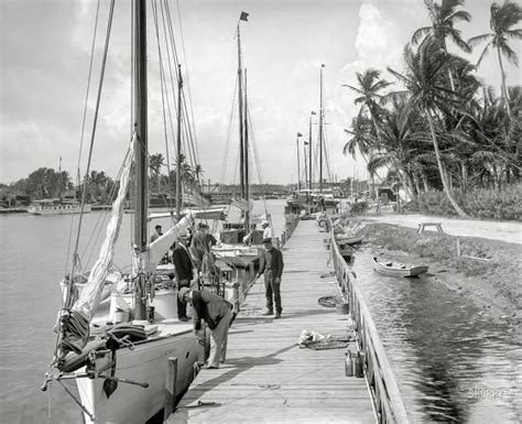 Circa 1905 On The Miami River At Miami Fla Shorpy Historical