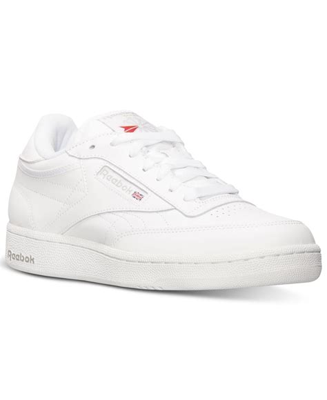 Reebok Mens Club C Extra Wide 4e Casual Sneakers From Finish Line In