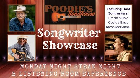 Songwriter Showcase Series Every Monday Night Laketravis