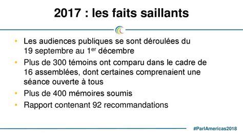 Consultations prébudgétaires fédérales du Parlement du Canada ppt