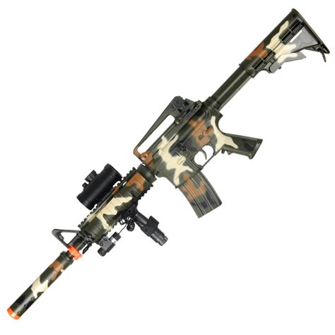 Full Automatic Airsoft Gun Rifle Air Soft Guns Rechargeable Battery