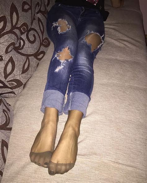 Pin On Pantyhose Under Jeans