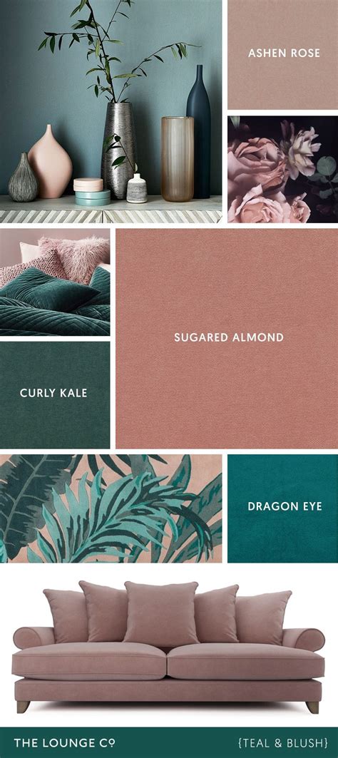 Colour Combinations Teal And Blush For A Stylish Tonal