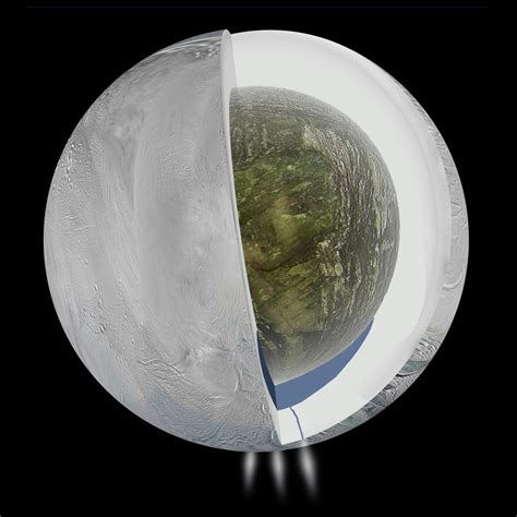 ESA Icy Moon Enceladus Has Underground Sea