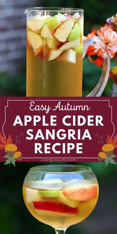 Fall Sangria Apple Cider Recipe Recipe Fall Sangria Recipes Thanksgiving Recipes Drinks