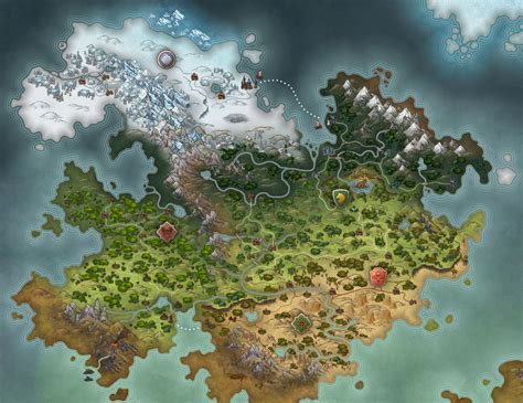 First Continent WIP Inkarnate Create Fantasy Maps Online