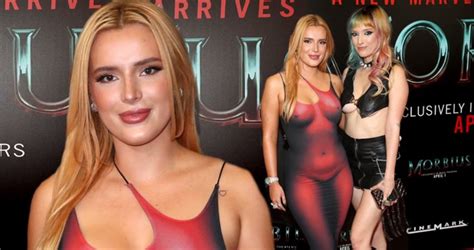 Bella Thorne Creates Raunchy Optical Illusion With Dress Designed To