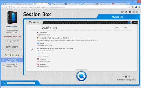 Sessionbox Chrome Extension